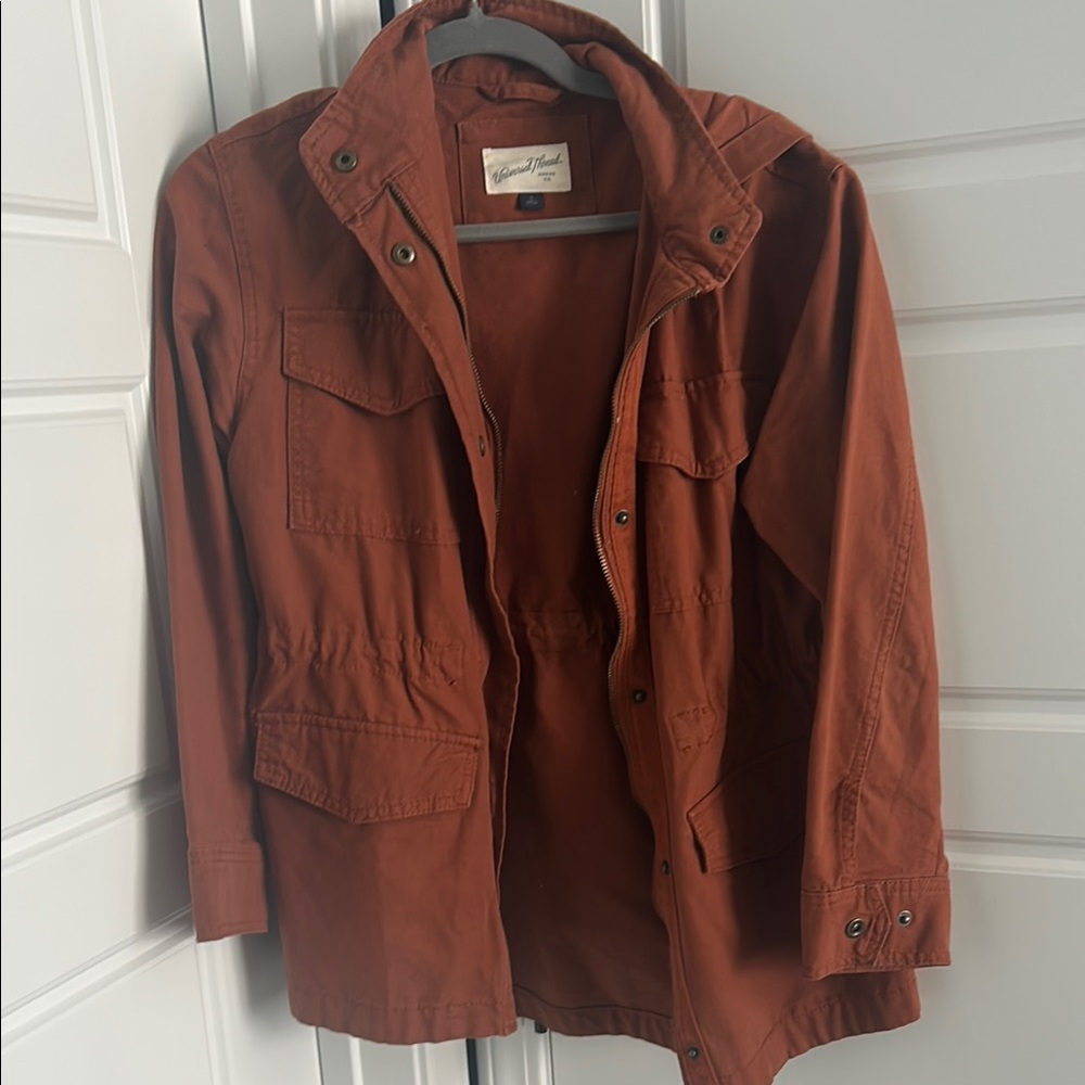 Burnt Orange Utility Jacket - image 1